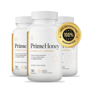 Prime Honey three bottles cognitive support